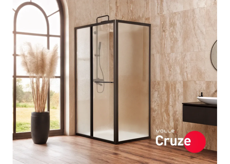 Душова кабіна Volle CRUZE,  120x80x190, без піддону, скло прозоре, 1047.134704