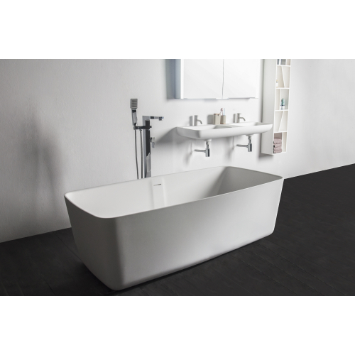Ванна VOLLE окрема кам'яна Solid surface 1680*800*530 мм, 12-40-034