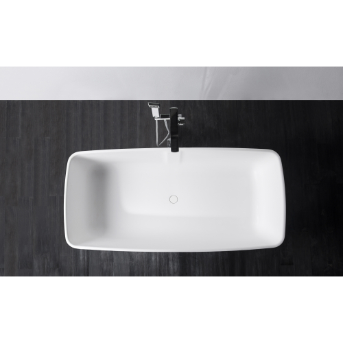 Ванна VOLLE окрема кам'яна Solid surface 1680*800*530 мм, 12-40-034