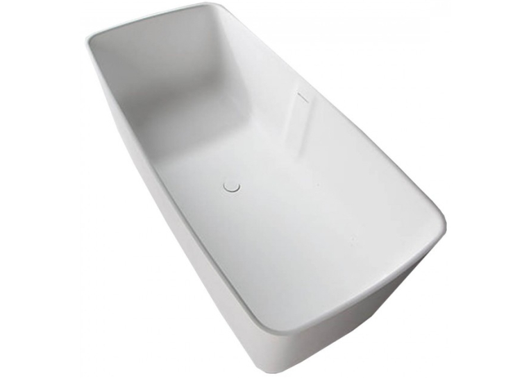  Ванна VOLLE окрема кам'яна Solid surface 1680*800*530 мм, 12-40-034