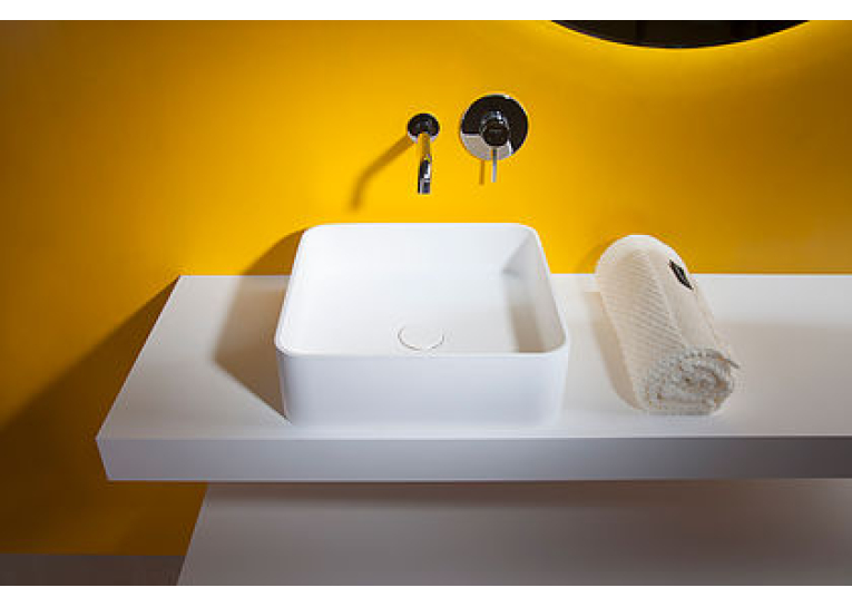  Раковина накладна кам'яна Solid surface, 13-40-210