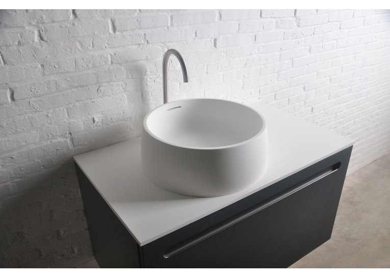  Раковина накладна VOLLE Solid surface, 13-40-468
