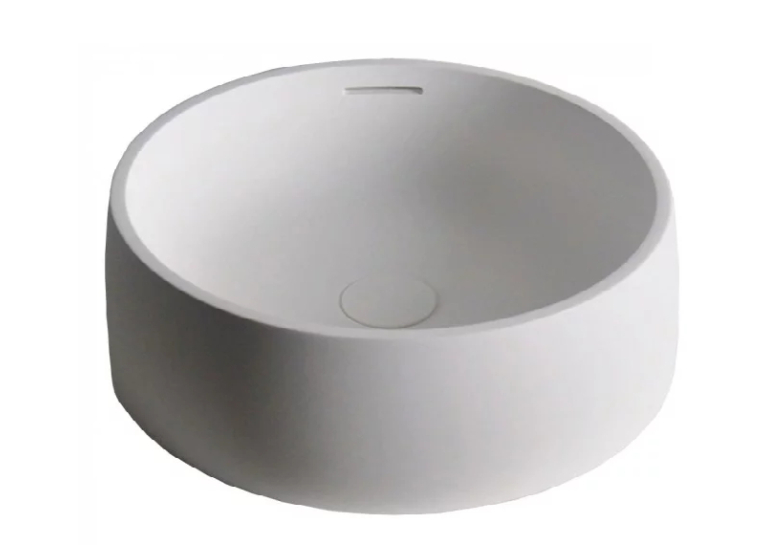  Раковина накладна VOLLE Solid surface, 13-40-468