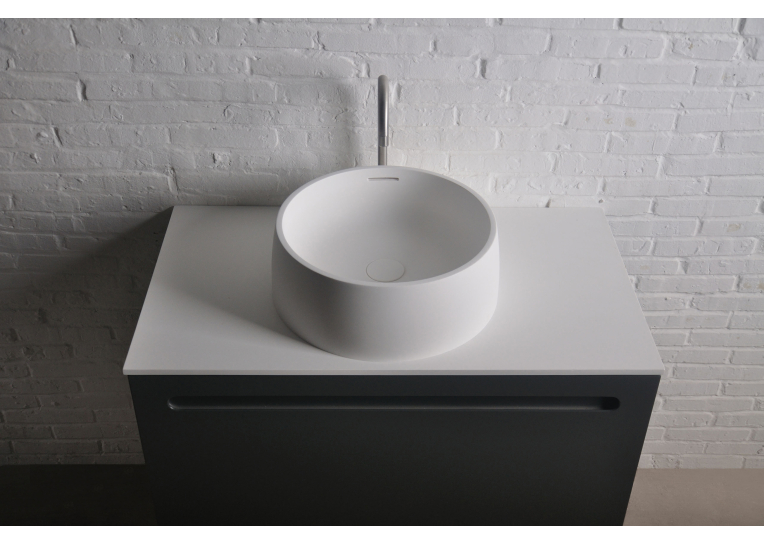  Раковина накладна VOLLE Solid surface, 13-40-468