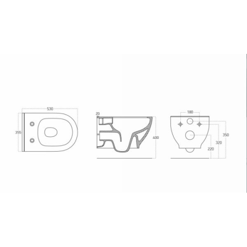 Комплект: Инсталляция GROHE Rapid SL 3884000G + унитаз VOLLE Altea Rimless 13-64-267 + сиденье Slim Soft Close +37131000
