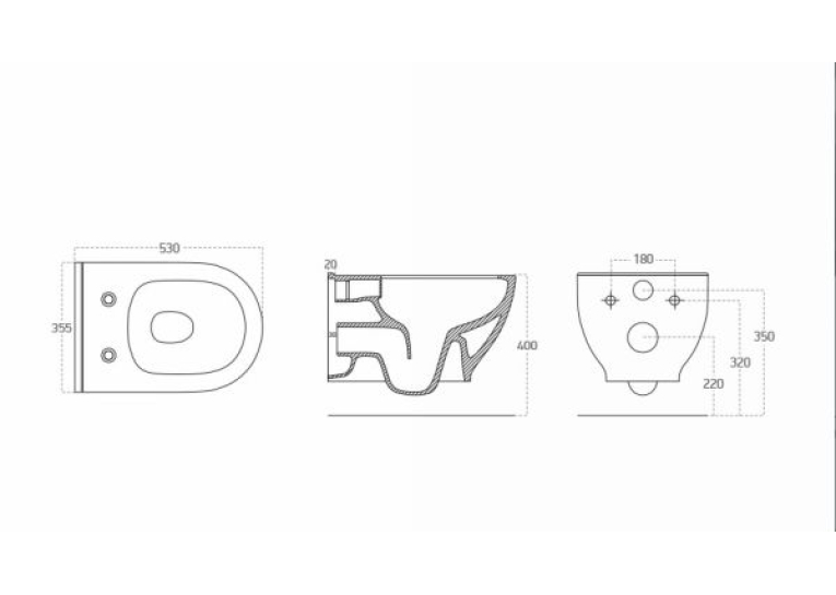 Комплект: Інсталяція GROHE Rapid SL 3884000G + унітаз VOLLE Altea Rimless 13-64-267 + сидіння Slim Soft Close +37131000