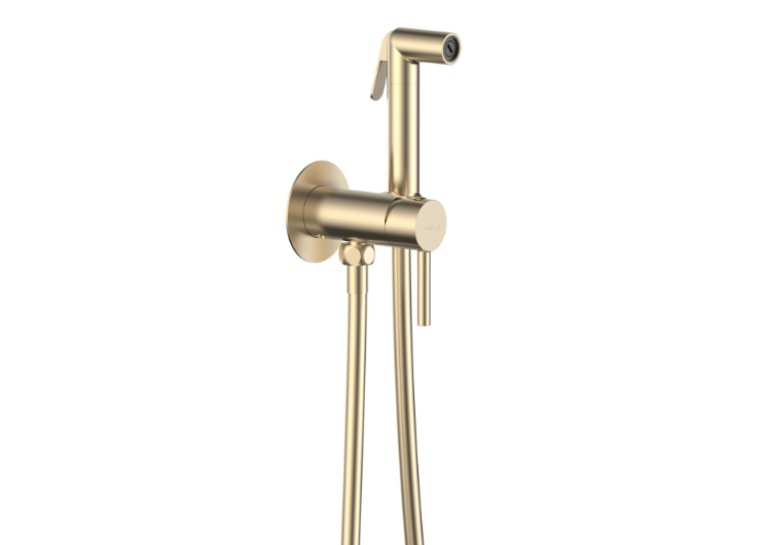  Комплект гігієнічного душу Volle SISTEMA H35 cepillado oro 1590.160315