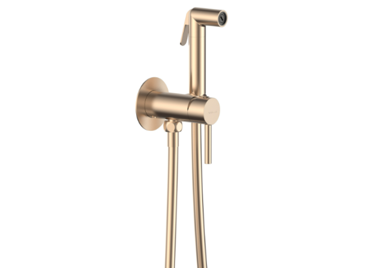 Комплект гигиенического душа Volle SISTEMA H35 cepillado bronce 1590.160321