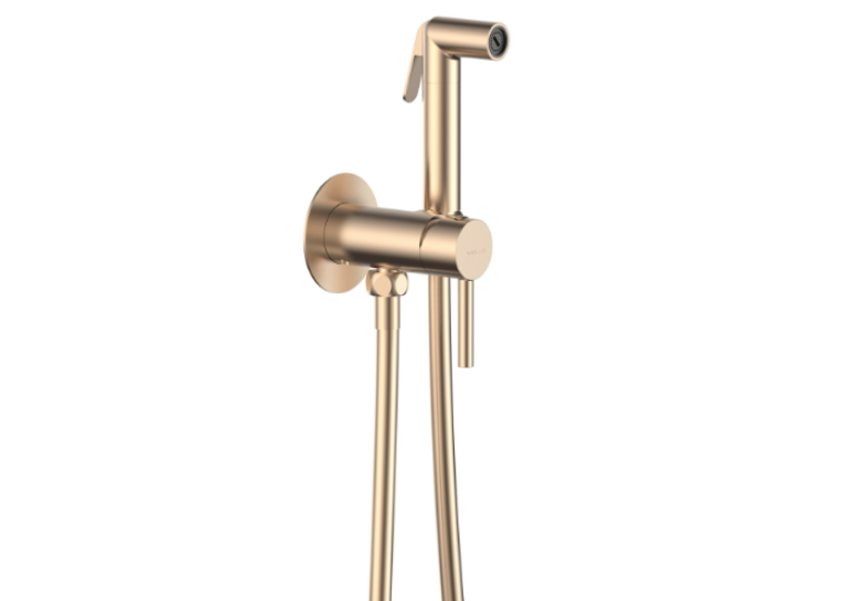 Комплект гигиенического душа Volle SISTEMA H35 cepillado bronce 1590.160321