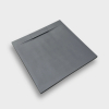Піддон Weston ES-H 80x120 см, штучний камінь, графіт, з сифоном і решіткою (59203)