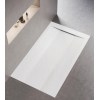 Піддон Weston ES-H 80x120 см, штучний камінь, холодний білий (Cold White), з сифоном і решіткою (68497)