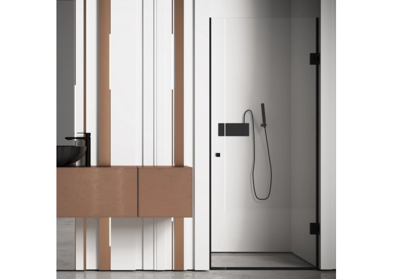 Душові двері Weston WD 1  Чорний 200x80 см WD-1-80