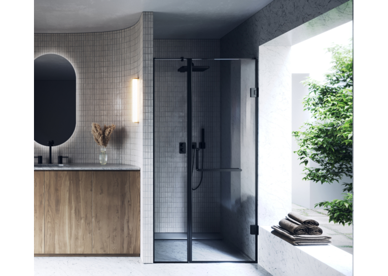 Душові двері Weston WD 2 Розпашні Хром 200x110 см