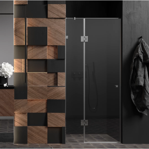 Душові двері Weston WD 3 Розпашні Хром 200x90 см