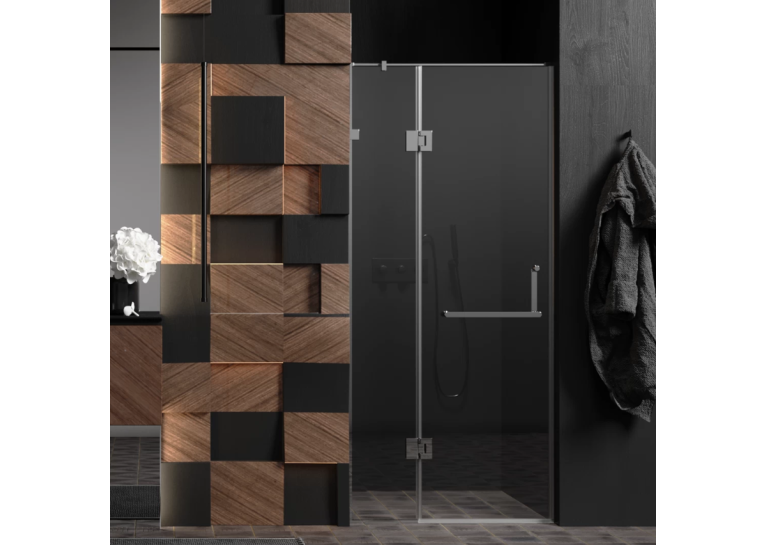 Душові двері Weston WD 3 Розпашні Хром 200x100 см