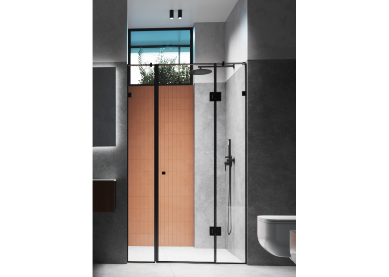 Душові двері Weston WD 4 Розпашні Хром 200x150 см