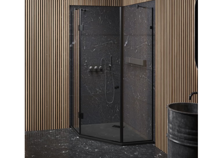 Душова кабіна Weston WK Чорний (90x90) WK-5-90-BR