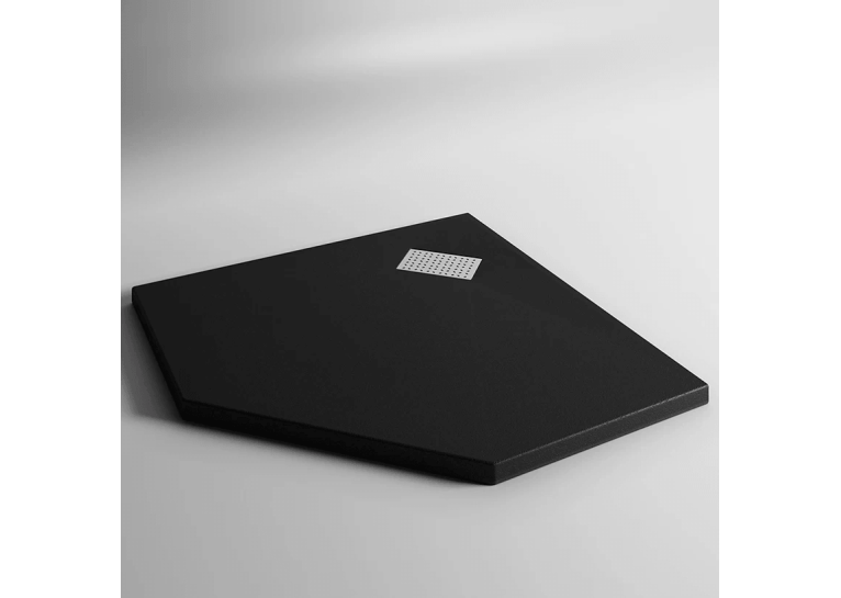 Душевой пятиугольный поддон Weston WPD-P 100x100x3.4 черный WPD-P-100x100-B