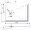  Піддон акриловий Weston WPD-P 80-100 ( WPD-P-80x100)