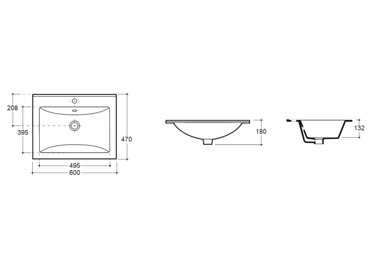 Меблева раковина Keramin Арктик 85 A0040573