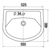 Меблева раковина Keramin СТИЛЬ 55 A0040574