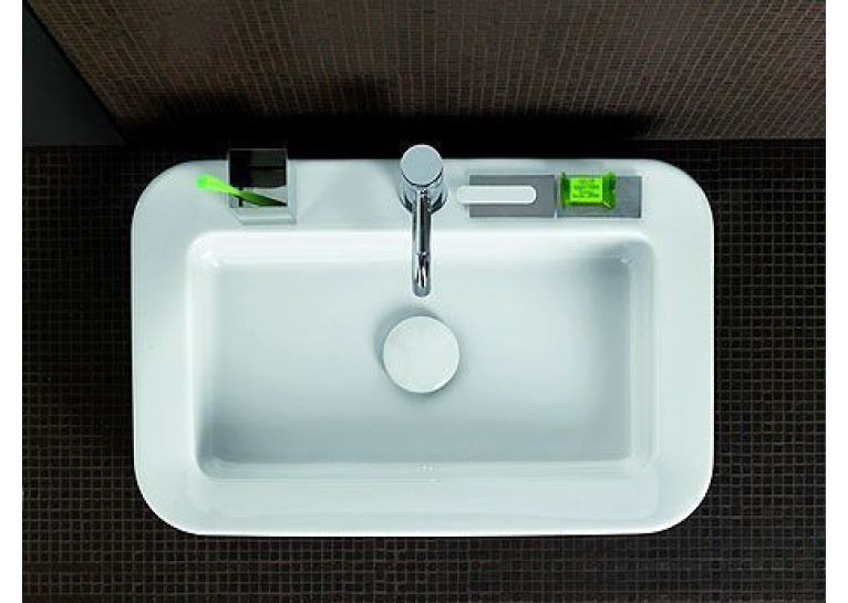  Раковина в стільницю Kolo COCKTAIL 65 см, прямокутна, з отвором, L31866000