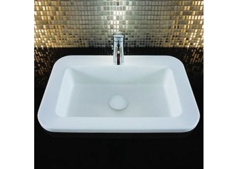  Раковина в стільницю Kolo COCKTAIL 65 см, прямокутна, з отвором, L31866000