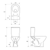  Унітаз-компакт Cersanit Arteco 011 K667-056