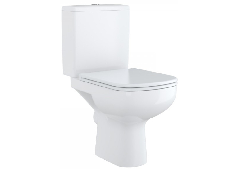  Унітаз-компакт Cersanit Colour Clean On 011, 3/5 Л, + СИДІННЯ DUROPLAST, SOFT-CLOSE БІЛЕ K103-028