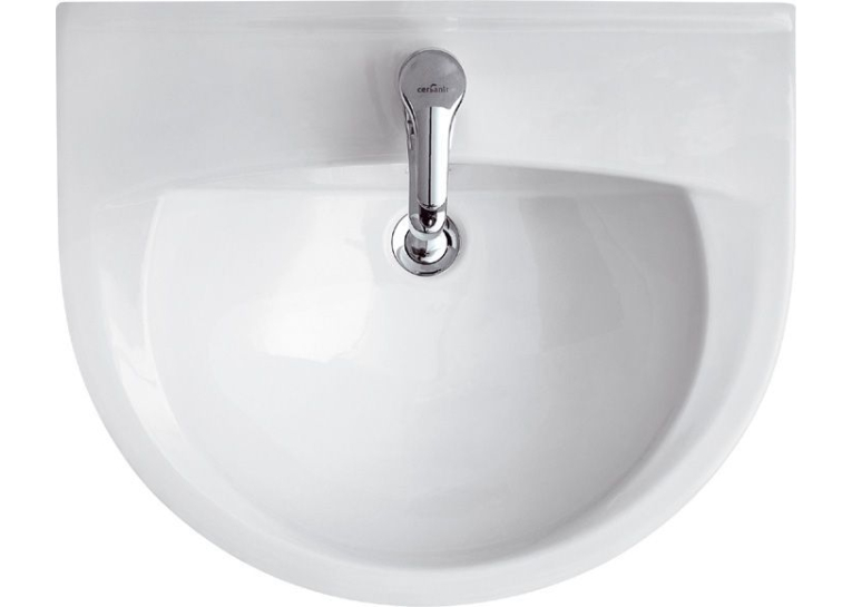 Комплект: Підвісна раковина Cersanit President 50 K08-004 + П'єдестал Cersanit DECO K12-014-PT