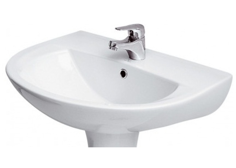 Комплект: Підвісна раковина Cersanit President 50 K08-004 + П'єдестал Cersanit DECO K12-014-PT