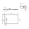  Піддон акриловий Cersanit TAKO 120x90 (S204-020)