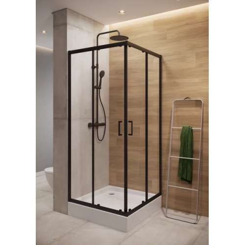 Квадратная душевая кабина Cersanit BRASCO 80x80x190 + Поддон 80x80x16 + панель (S168-007+S204-011)
