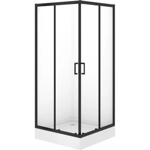 Квадратная душевая кабина Cersanit BRASCO 90x90x190 Поддон 90x90x16 + панель (S168-008+S204-012)