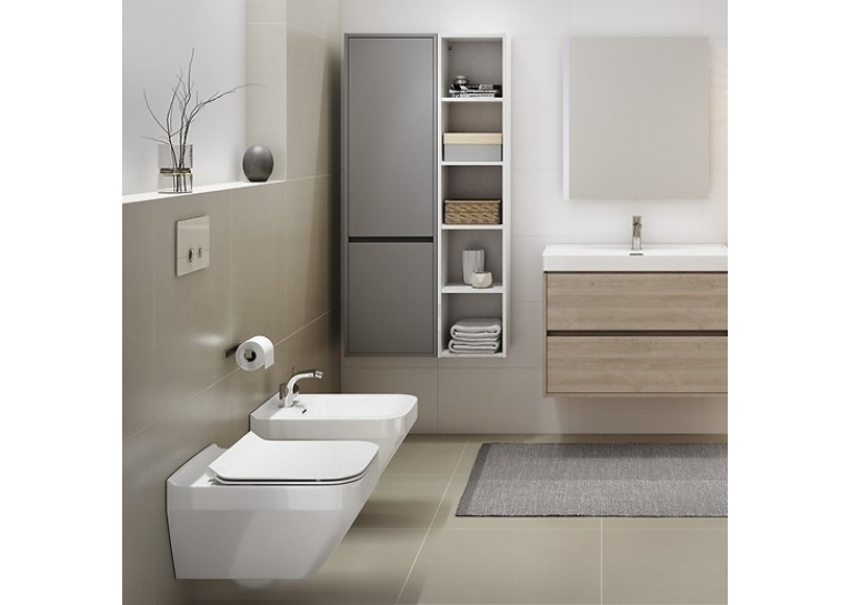  Підвісний унітаз Cersanit CREA CLEAN ON (K114-022) + сидіння SLIM Soft Close