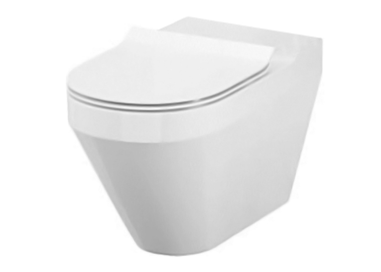  Чаша унітазу Cersanit CREA CLEAN ON (K114-023) + сидіння SLIM Soft Close