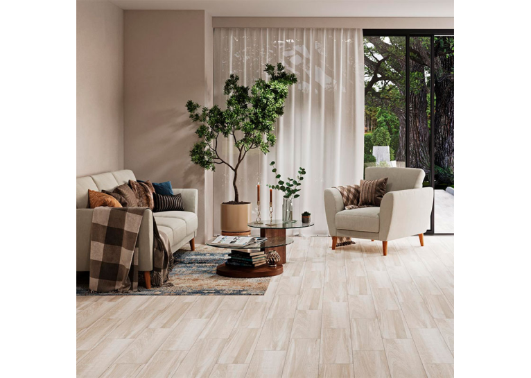Плитка керамогранитная Cersanit FLAXWOOD LIGHT GREY 18.5x59.8x8 386103