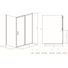  Душова кабіна Cersanit ZIP 100x80 (S154-003)