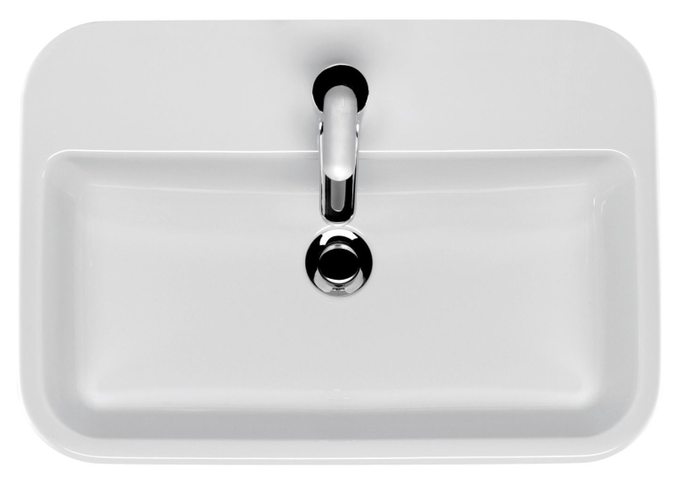 Раковина  на столешницу прямоугольная CASPIA SQUARE 60 K11-0095-EX2/K11-0095