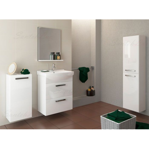 Дзеркало з полицею MELAR біле S614-006