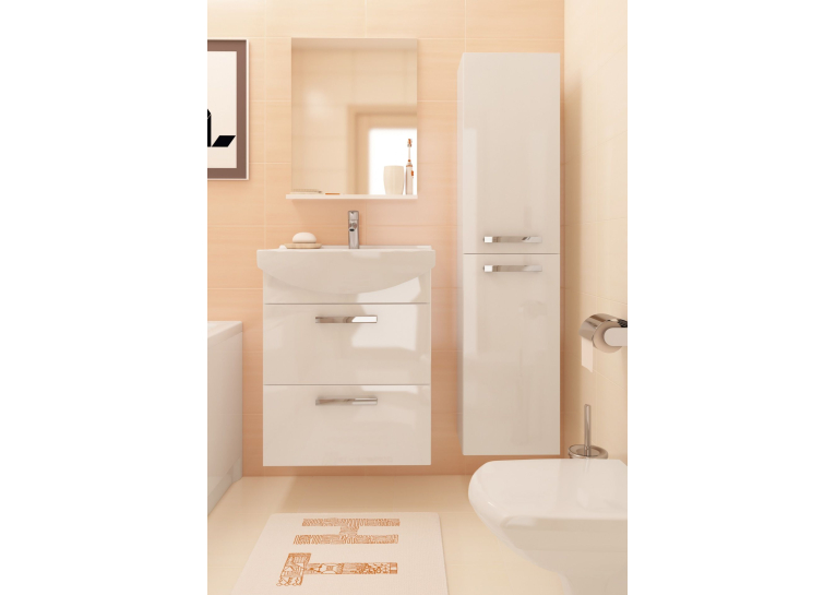 Дзеркало з полицею MELAR біле S614-006