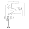 Смеситель для раковины Cersanit AMET S951-041