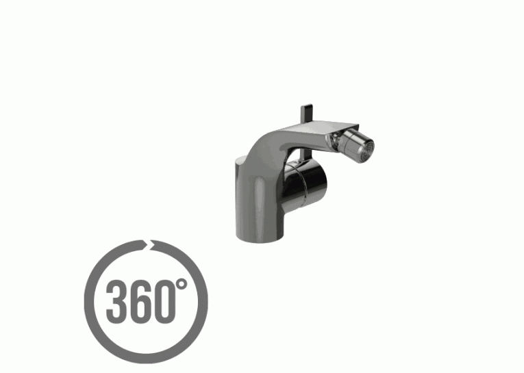 Смеситель Luvio для биде с гидрозатвором клик-клак S951-149/017