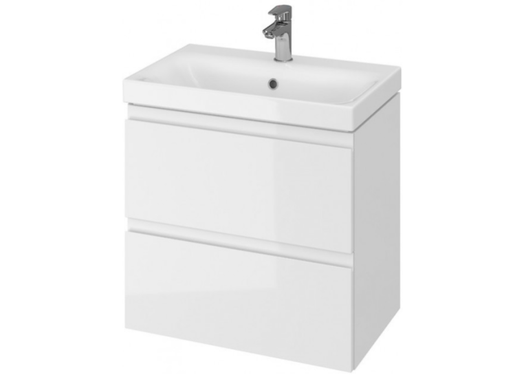  Тумба підвісна CERSANIT Moduo Slim 60 з умивальником S801-227 СЕТ B04 (UN509-042)