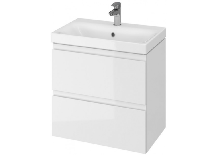  Тумба підвісна CERSANIT Moduo Slim 60 з умивальником S801-227 СЕТ B04 (UN509-042)