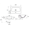  Меблевий умивальник Cersanit MODUO SLIM 60 (CCWF1007772074)