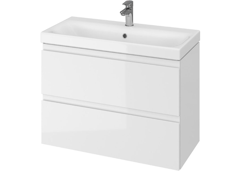 Тумба подвесная Cersanit с умывальником B06 MODUO SLIM 80 (S801-225) белый
