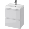  Тумба підвісна Cersanit з умивальником B03 MODUO SLIM 50 (S801-228) сіра