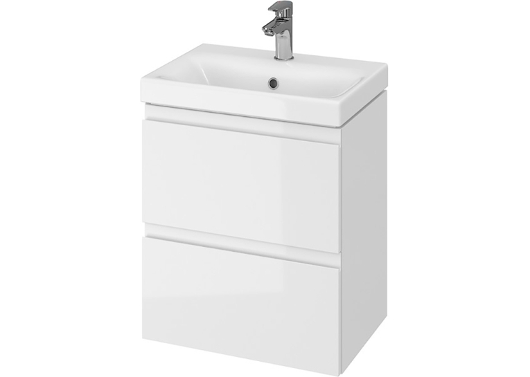  Тумба підвісна Cersanit з умивальником B02 MODUO SLIM 50 (S801-229) біла